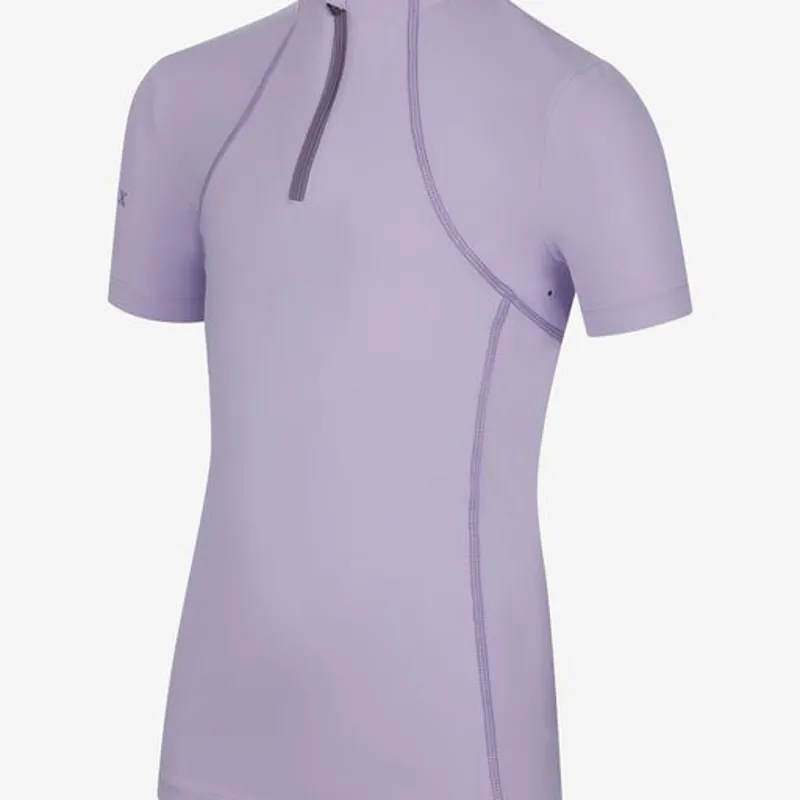 LeMieux Young Rider Short Sleeve Base Layer Wisteria - Image 2
