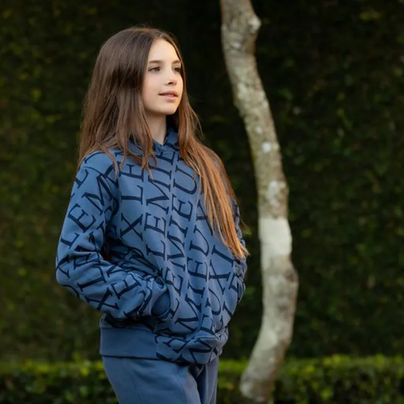 LeMieux Young Rider Honor Pop Over Hoodie Atlantic - Image 5