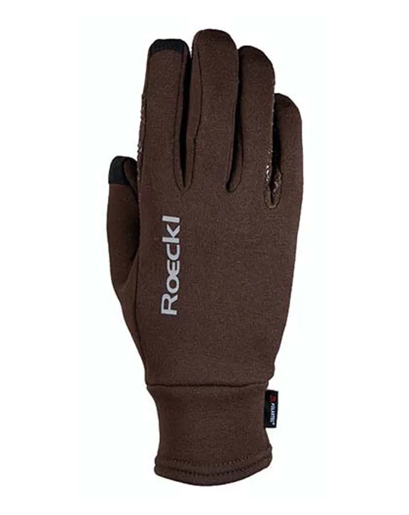 Roeckl Weldon Polartec Riding Gloves Mocha