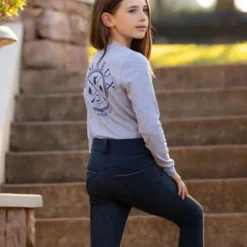 LeMieux Young Rider Lara Longsleeve Tee Grey