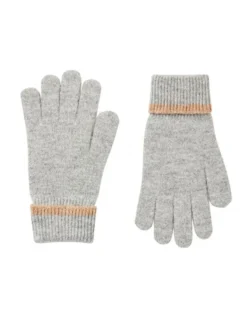 Joules Women's Eloise Knitted Glove - Grey Marl
