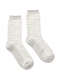 Joules Women's Cosy Stripe Socks - Grey