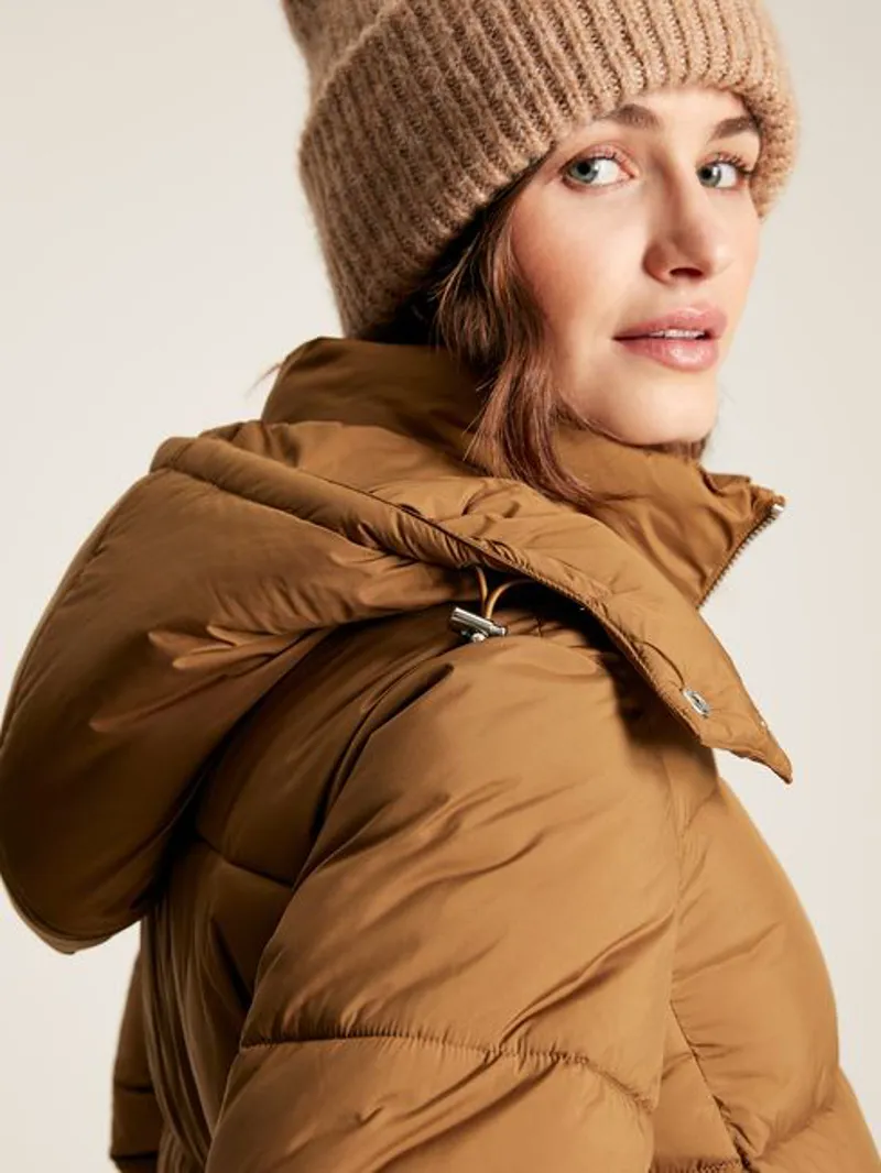 Joules Women's Holsworth Puffer Coat - Rust - Image 4