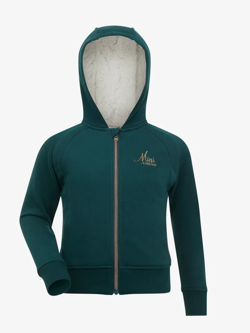 LeMieux Mini Sherpa Lined Lily Hoodie Spruce - Image 3
