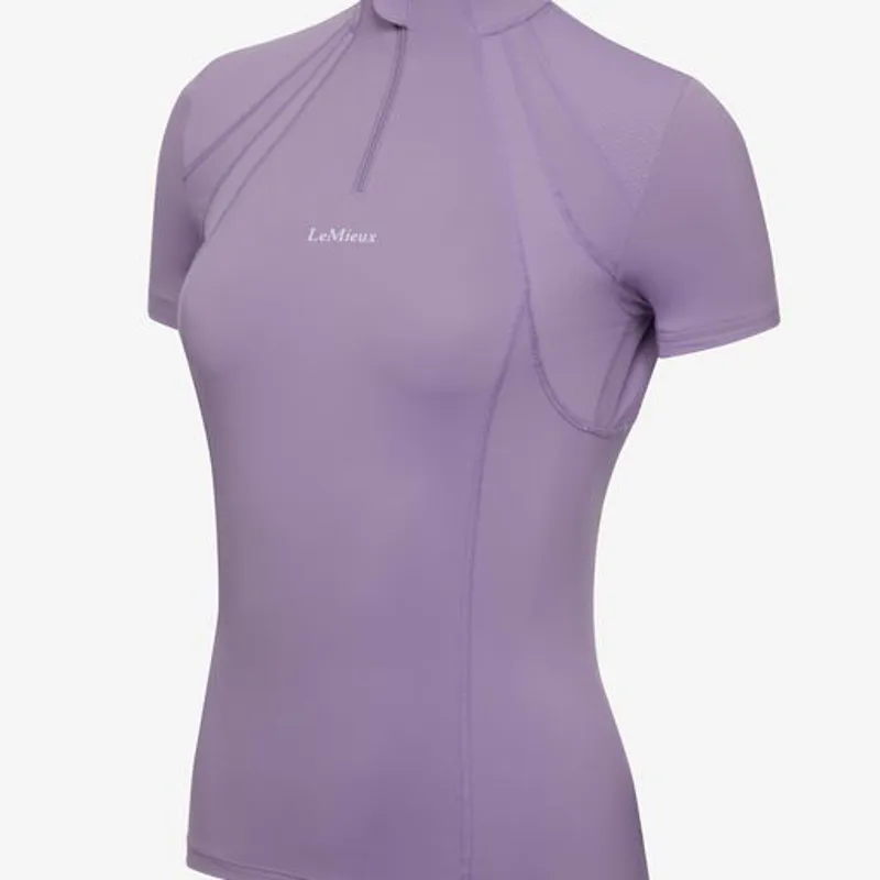 LeMieux Mia Mesh Short Sleeved Base Layer Iris - Image 2