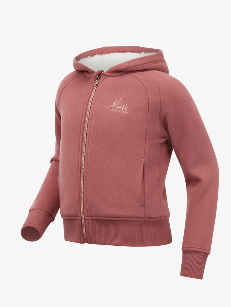 LeMieux Mini Sherpa Lined Lily Hoodie Orchid - Image 4