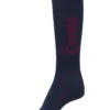 Cavallo Simo Unisex Functional Socks Darkbl.-Red Wine