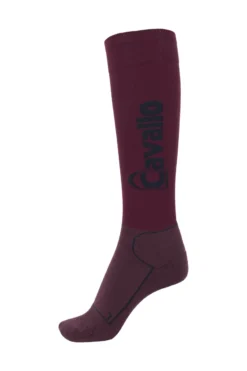 Cavallo Simo Unisex Functional Socks Red Wine-Darkblue