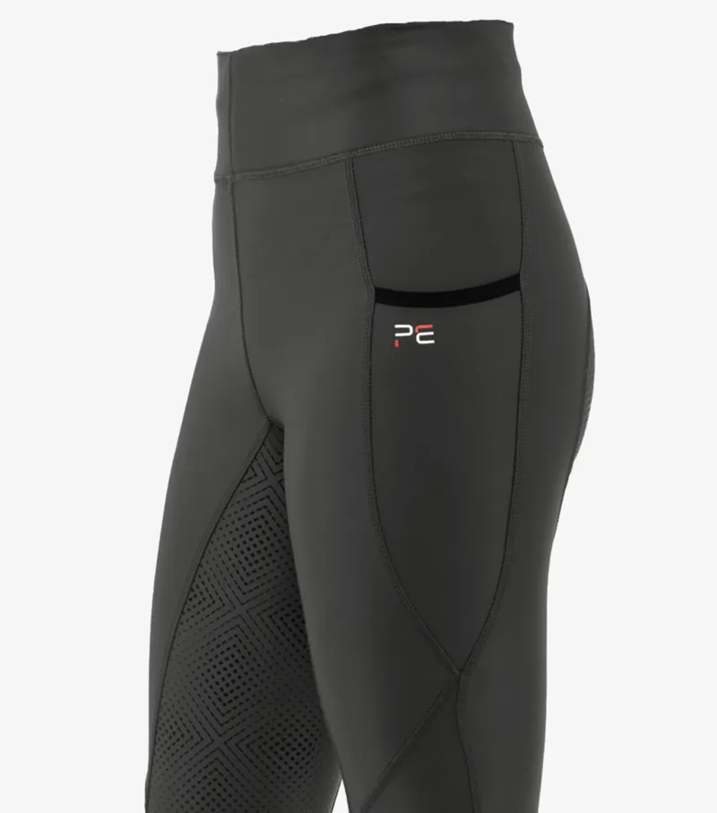 Premier Equine Alexa Ladies Riding Tights Anthracite - Image 4