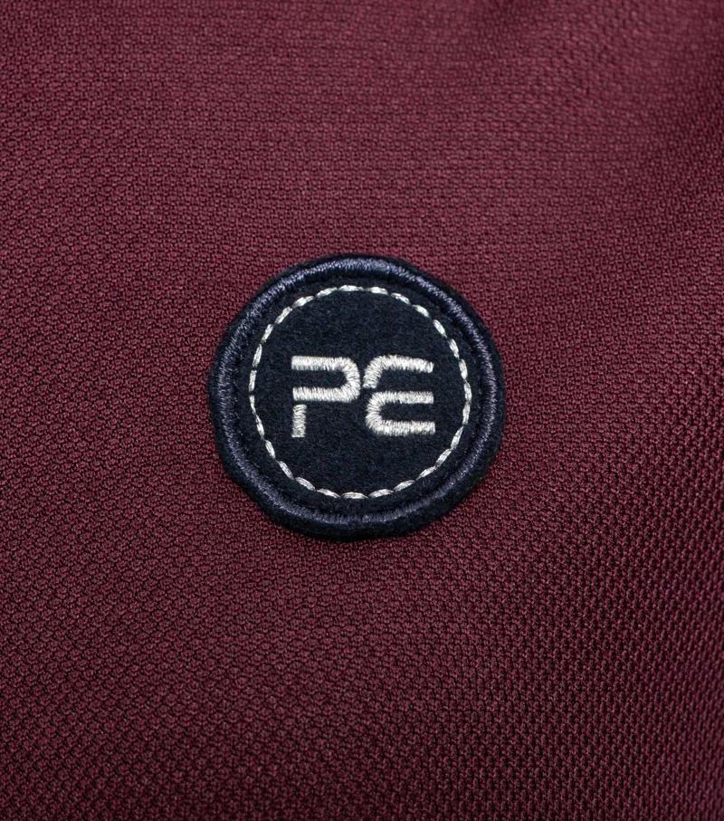 Premier Equine Mini Amia Girl's Technical Short Sleeve Riding Top Wine - Image 4