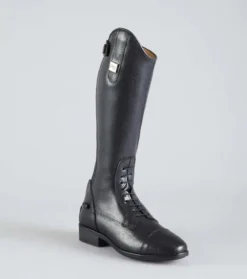 Premier Equine Anima Junior Synthetic Field Tall Riding Boot Black