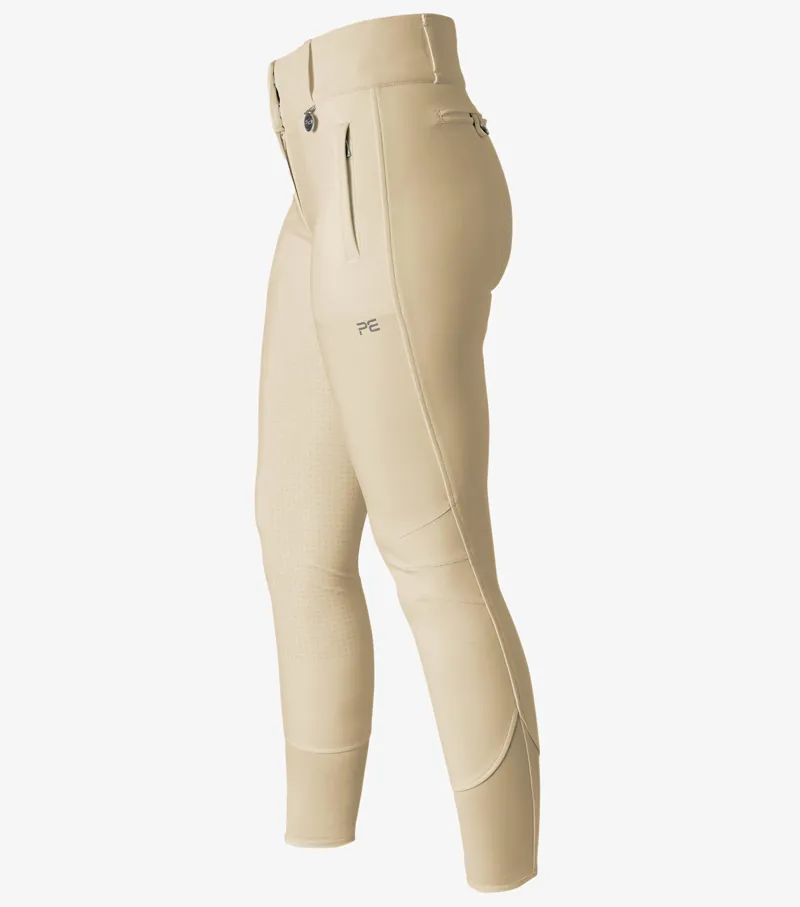 Premier Equine Aradina Ladies Full Seat Gel Competition Riding Breeches Vanilla - Image 2