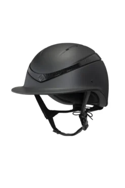 Charles Owen Esme Luna Wide Peak Hat - Black