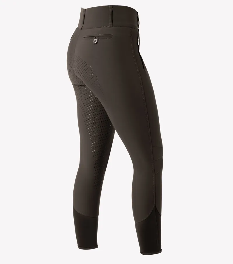 Premier Equine Carapello Ladies Full Seat Gel Riding Breeches Liquorice - Image 3