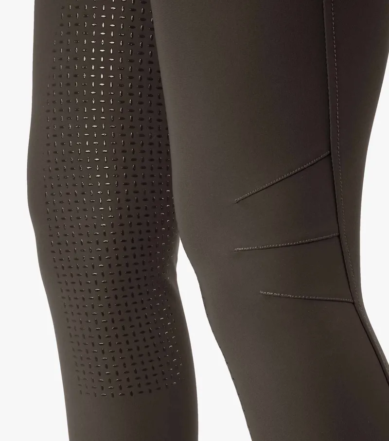 Premier Equine Carapello Ladies Full Seat Gel Riding Breeches Liquorice - Image 5