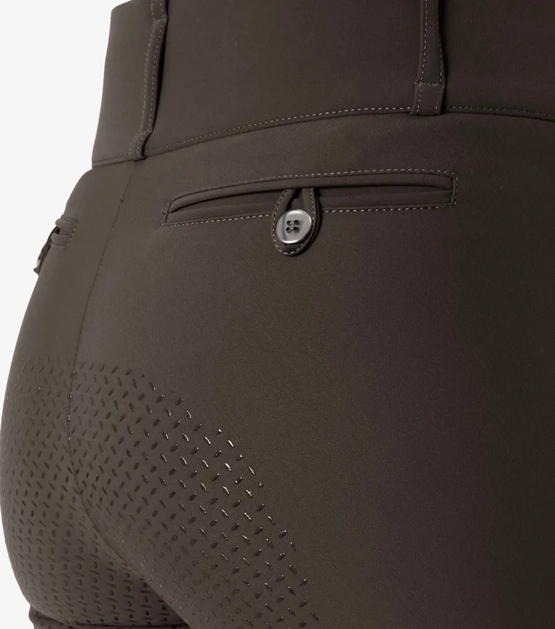 Premier Equine Carapello Ladies Full Seat Gel Riding Breeches Liquorice - Image 6