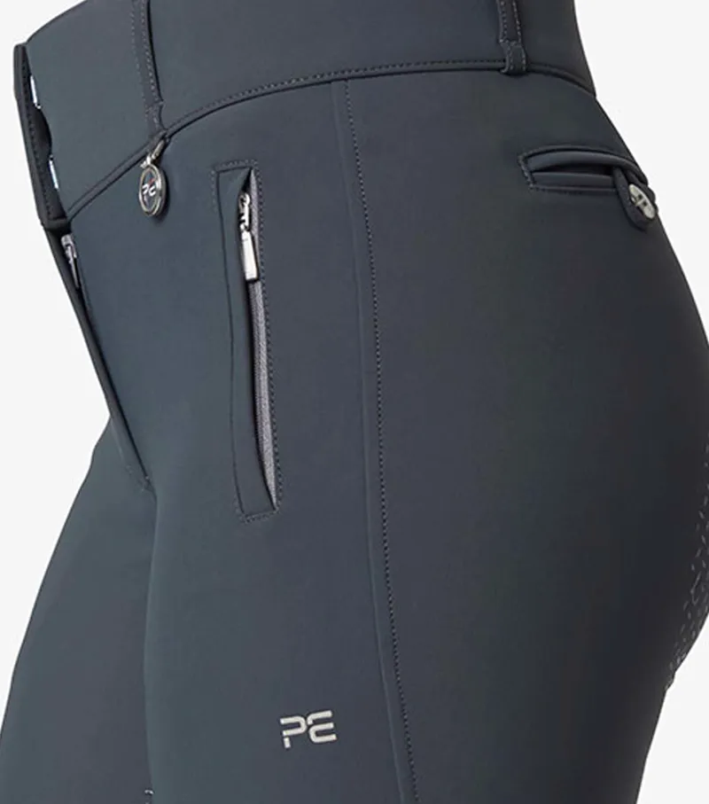 Premier Equine Carapello Ladies Full Seat Gel Riding Breeches Anthracite - Image 6