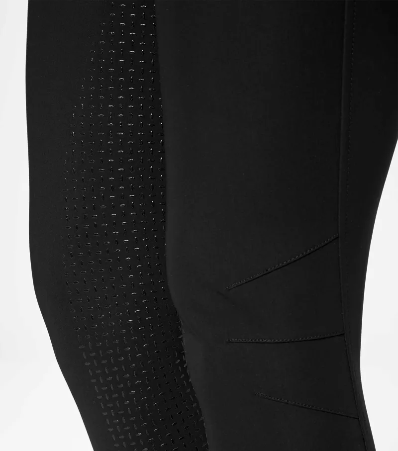 Premier Equine Carapello Ladies Full Seat Gel Riding Breeches Black - Image 5