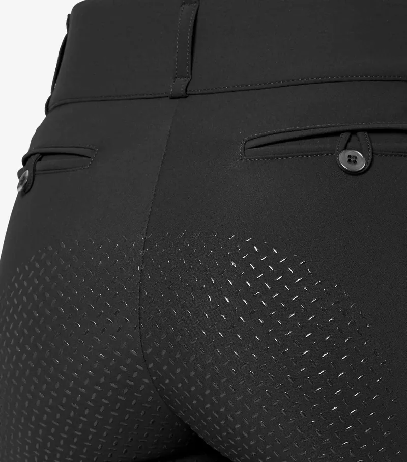 Premier Equine Carapello Ladies Full Seat Gel Riding Breeches Black - Image 6