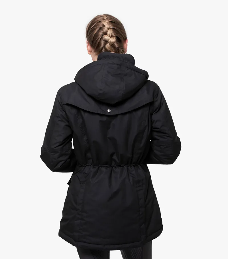 Premier Equine Cascata Ladies Waterproof Jacket Black - Image 3