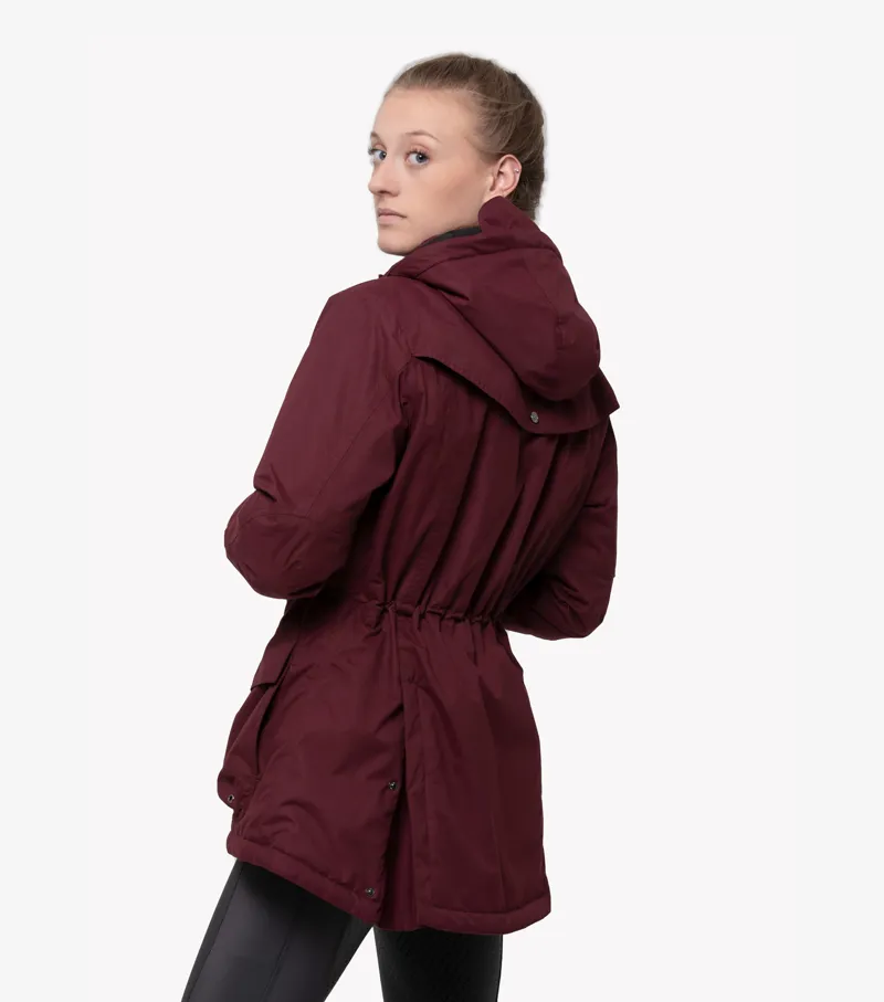 Premier Equine Cascata Ladies Waterproof Jacket Wine - Image 3