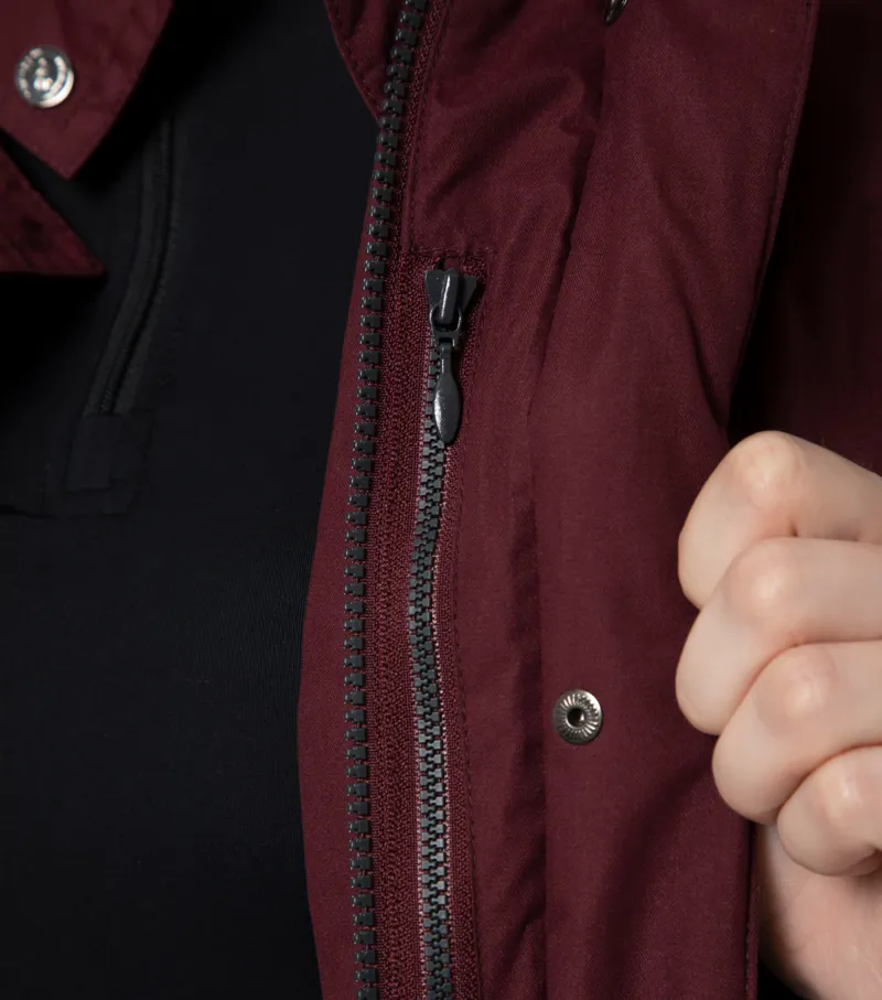 Premier Equine Cascata Ladies Waterproof Jacket Wine - Image 6