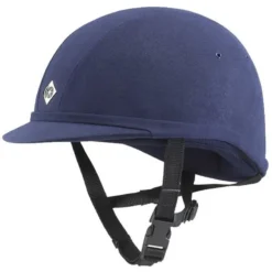 Charles Owen YR8 Children's Velvet Riding Hat Navy