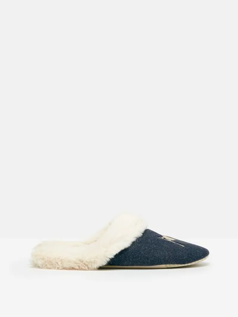 Joules Women's Slippet Luxe Mule Slipper - French Navy - Image 3