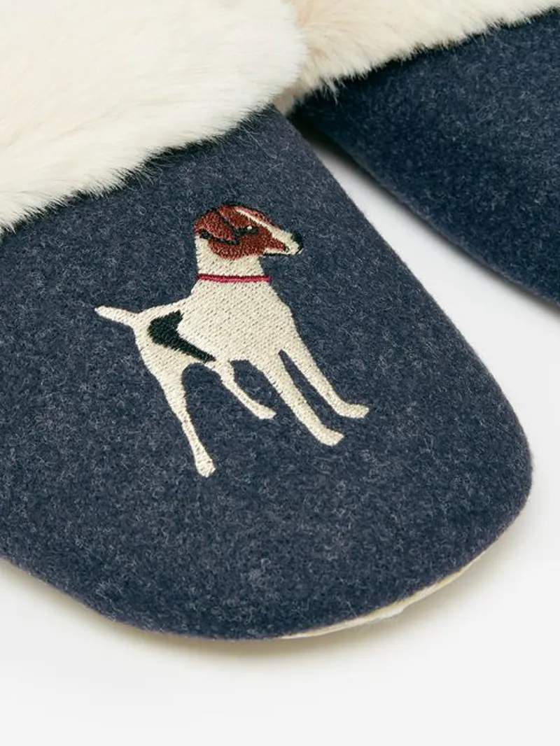 Joules Women's Slippet Luxe Mule Slipper - French Navy - Image 2