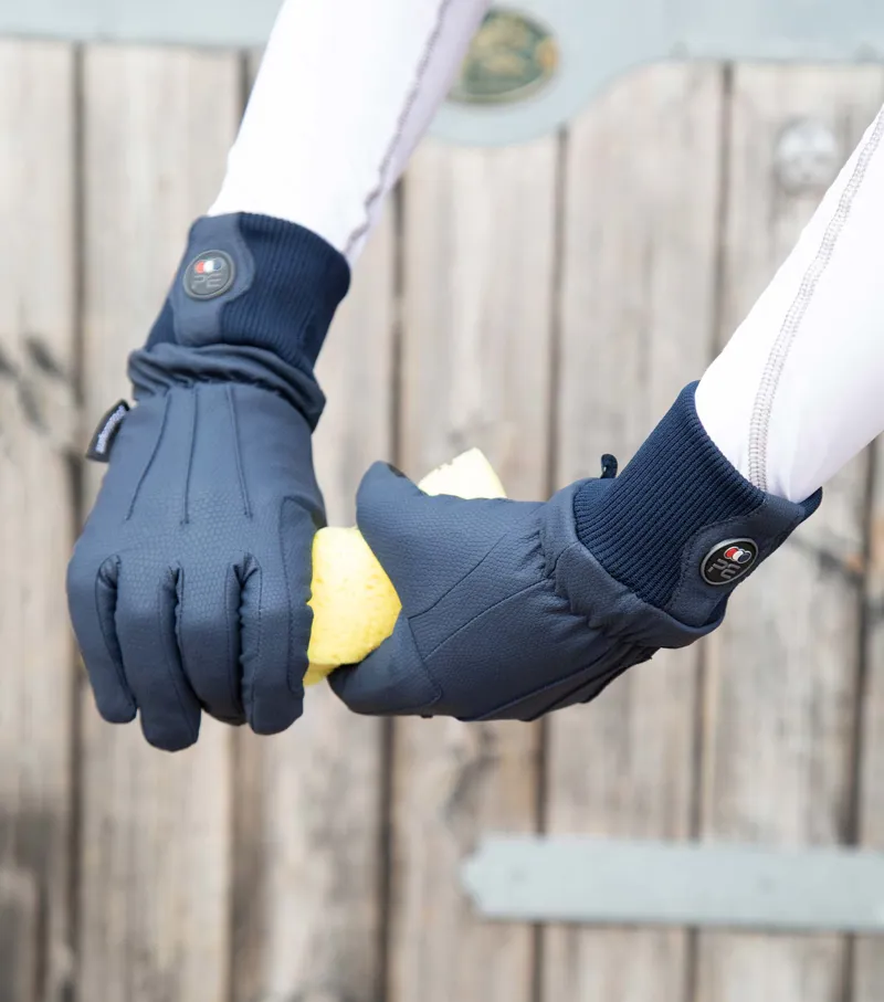 Premier Equine Dajour Waterproof Riding Gloves Navy - Image 4