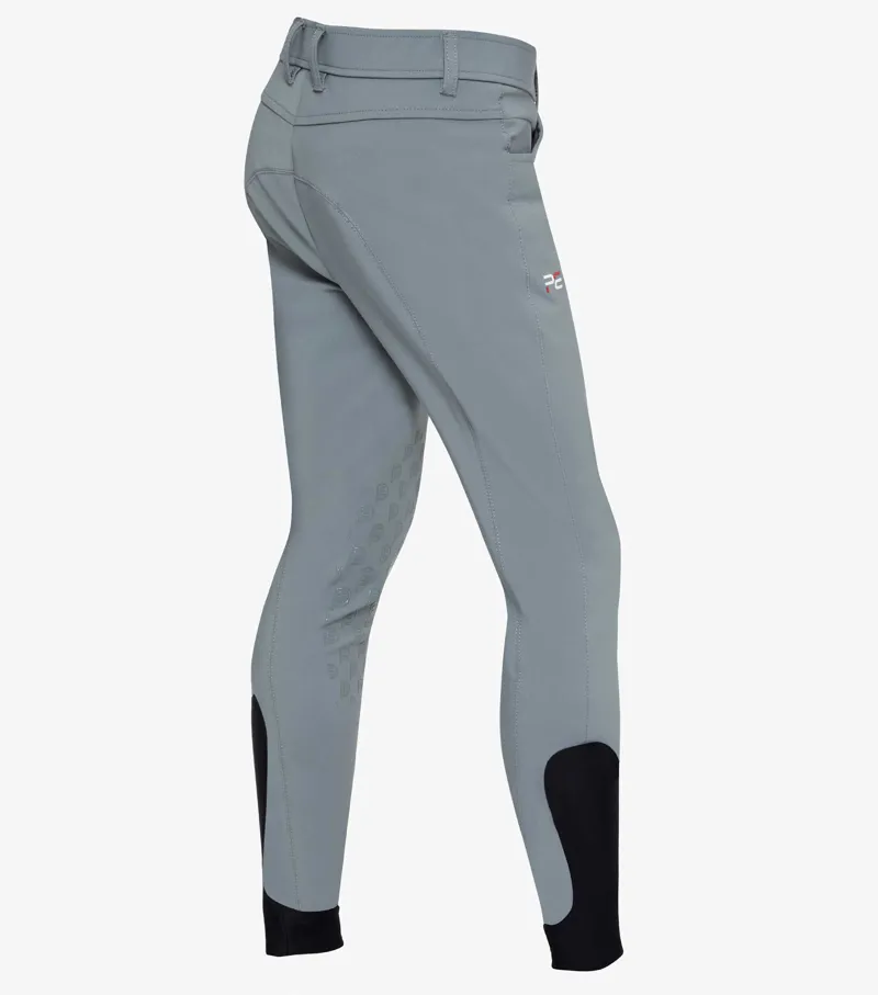 Premier Equine Derby Boys Riding Breeches Grey