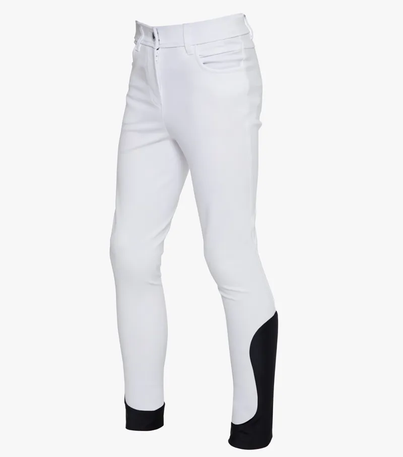 Premier Equine Derby Boys Riding Breeches White - Image 2