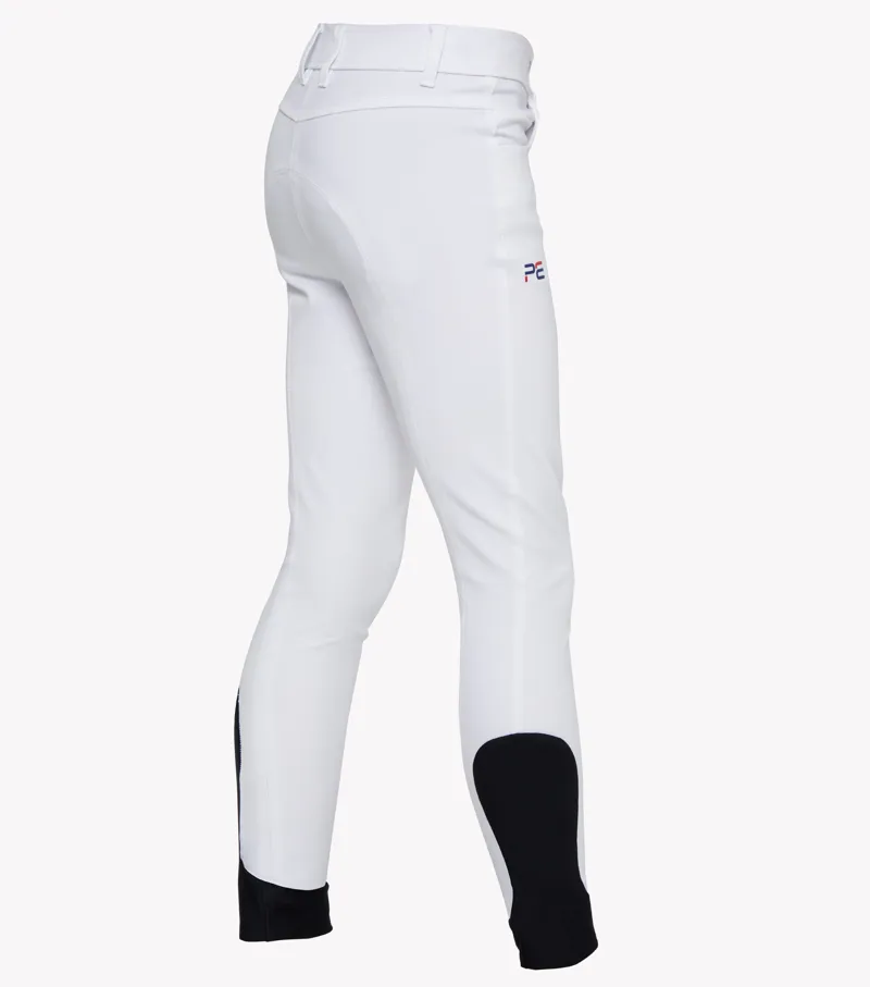 Premier Equine Derby Boys Riding Breeches White
