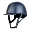 Gatehouse Jeunesse Leather Riding Hat In Navy/Copper