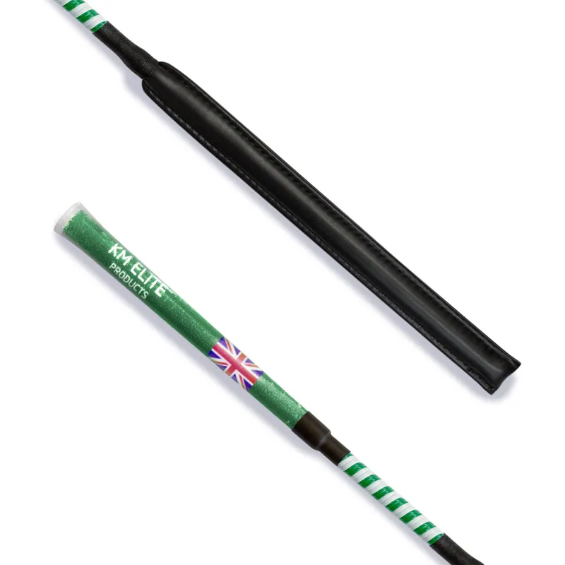 KM Elite Cush Grip Jump Bat Slimline Whip In Green