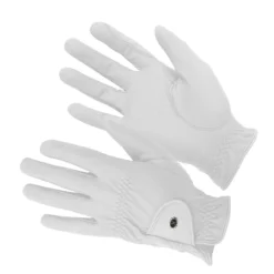 KM Elite ProGrip Gloves In White