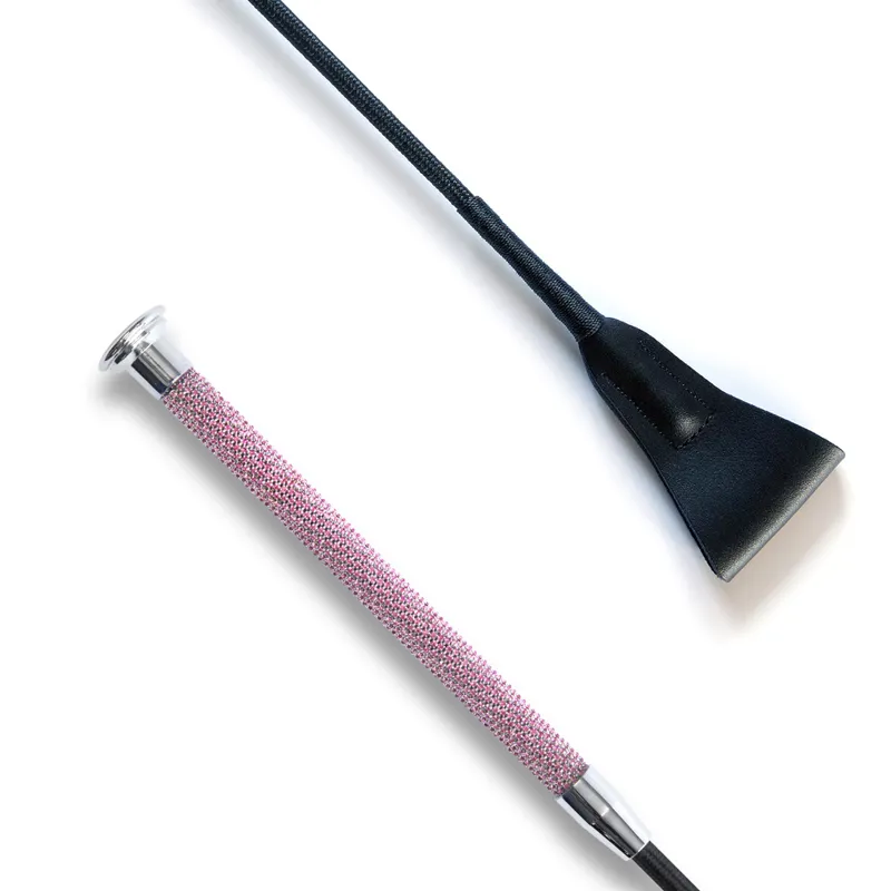KM Elite Short Jump Whip W/Crystal Grip In Pink