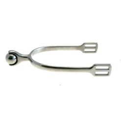 KM Elite Stainless Rollerball Spurs In Silver