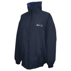 Mark Todd Fleece Lined Blouson Jacket In Navy