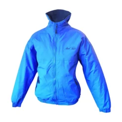 Mark Todd Fleece Lined Blouson Jacket In Royal Blue