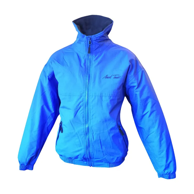 Mark Todd Fleece Lined Blouson Jacket In Royal Blue