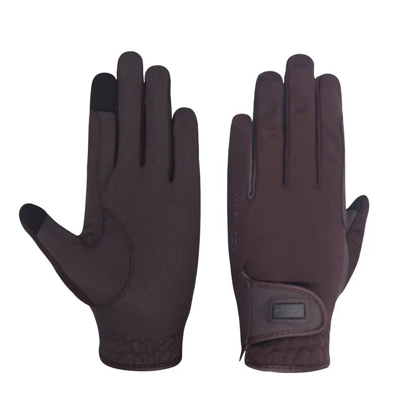 Mark Todd Softshell Gloves In Brown