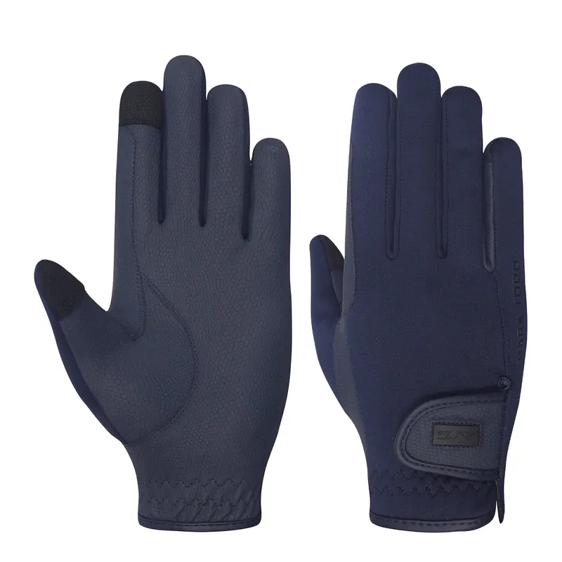 Mark Todd Softshell Gloves In Navy