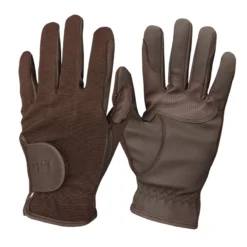 Mark Todd Super Riding Gloves In Brown