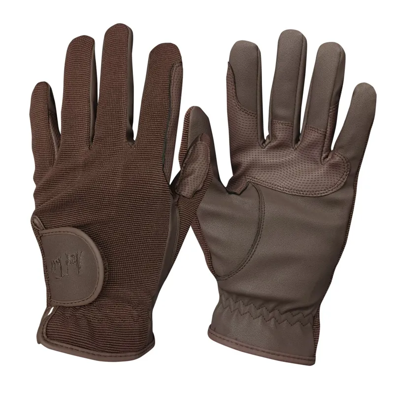 Mark Todd Super Riding Gloves In Brown
