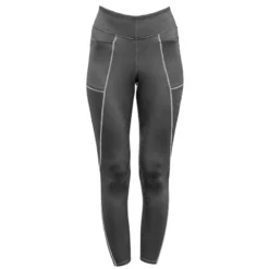 Mark Todd Winter Riding Leggings In Grey/Silver