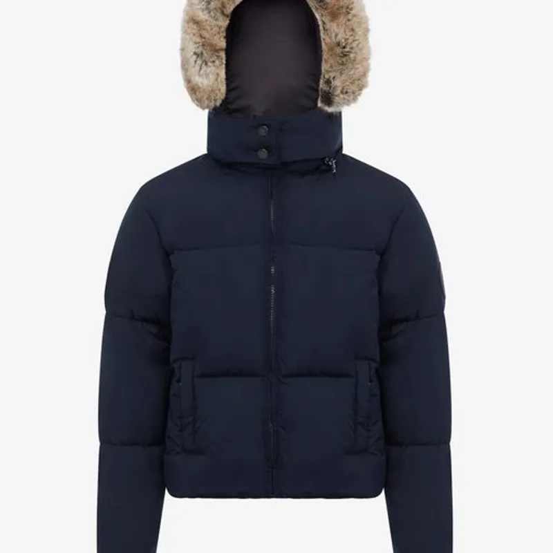 LeMieux Young Rider Gia Puffer Jacket Navy - Image 6