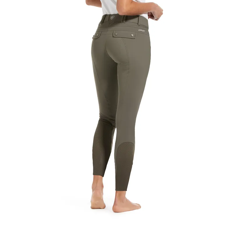 Ariat Women's Tri Factor Grip Full Seat Breech Brown - Image 2