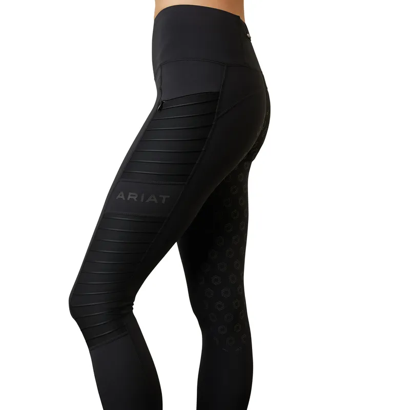 Ariat Women's Eos Moto Full Seat Tight Black - Image 4