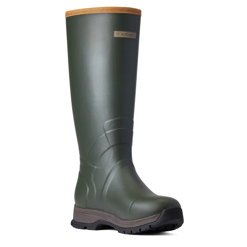 Ariat Women's Burford Insulated Zip Rubber Boot Olive - Image 4